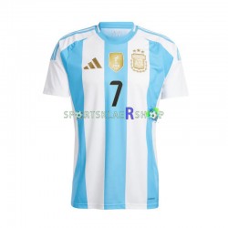 Argentina drakt De Paul 7 Copa America Hjemmetrøye Kort erm 2024 , Herre