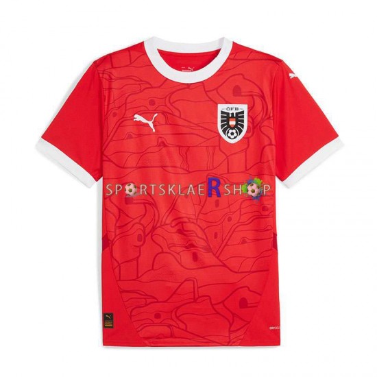 Østerrike drakt Hjemmetrøye Kort erm Euro 2024 , Herre