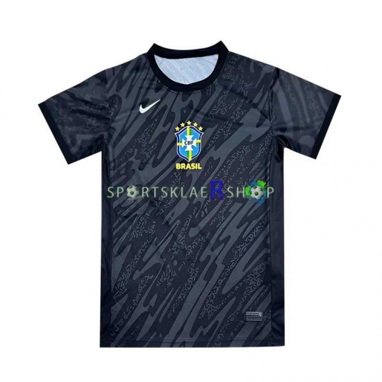 Brasil drakt Copa America Keeper Bortetrøye Kort erm 2024 , Herre