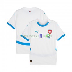 Tsjekkia drakt Bortetrøye Kort erm Euro 2024 , Herre