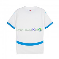 Tsjekkia drakt Bortetrøye Kort erm Euro 2024 , Herre