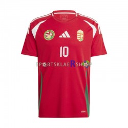 Ungarn drakt Dominik Szoboszlai 10 Hjemmetrøye Kort erm Euro 2024 , Herre