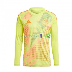 Mexico drakt Keeper Bortetrøye Lang erm Euro 2024 , Herre