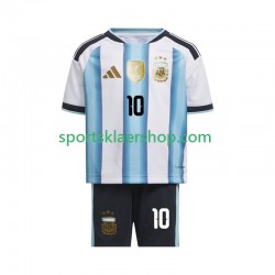 Argentina drakt Lionel Messi 10 Hjemmetrøye Kort erm VM 2026 , Barnesett