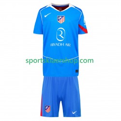 Atlético Madrid drakt Tredjetrøye Kort erm 2025-2026 , Barnesett