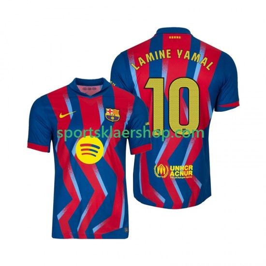 FC Barcelona drakt Lamine Yamal 10 Fjerdetrøye Kort erm 2025-2026 , Herre