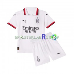 AC Milan drakt Bortetrøye Kort erm 2024-2025 , Barnesett
