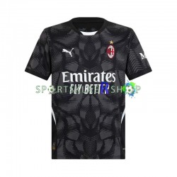 AC Milan drakt Keeper Hjemmetrøye Kort erm 2024-2025 Svart , Herre AC Milan drakt Keeper Hjemmetrøye Kort erm 2024-2025 Svart , Herre