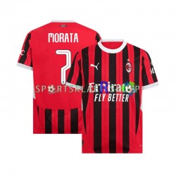 AC Milan drakt UCL Font MORATA 7 Hjemmetrøye Kort erm 2024-2025 , Herre AC Milan drakt UCL Font MORATA 7 Hjemmetrøye Kort erm 2024-2025 , Herre