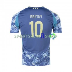 AFC Ajax drakt Chuba Akpom 10 Bortetrøye Kort erm 2024-2025 , Herre