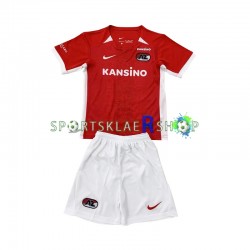 AZ Alkmaar drakt Hjemmetrøye Kort erm 2024-2025 , Barnesett