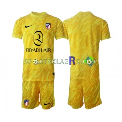 Atlético Madrid drakt Keeper Tredjetrøye Kort erm 2024-2025 , Barnesett