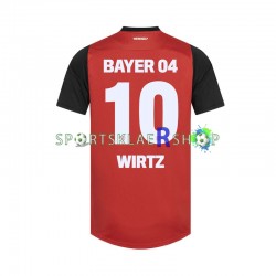 Bayer 04 Leverkusen drakt Florian Wirtz 10 Hjemmetrøye Kort erm 2024-2025 , Herre
