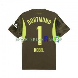 Borussia Dortmund drakt Gregor Kobel 1 Keeper Bortetrøye Kort erm 2024-2025 , Herre