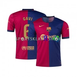 FC Barcelona drakt GAVI 6 Hjemmetrøye Kort erm 2024-2025 , Herre