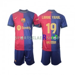 FC Barcelona drakt UCL Font Lamine Yamal 19 Hjemmetrøye Kort erm 2024-2025 , Barnesett