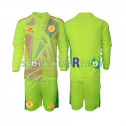 Tyskland drakt Keeper Bortetrøye Lang erm Euro 2024 , Barnesett