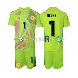 Tyskland drakt Manuel Neuer 1 Keeper Bortetrøye Kort erm Euro 2024 , Barnesett