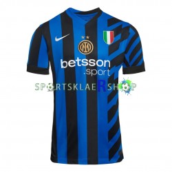 Inter Milan drakt Hjemmetrøye Kort erm 2024-2025 , Herre