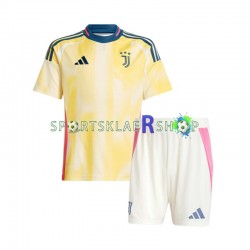 Juventus drakt Bortetrøye Kort erm 2024-2025 , Barnesett