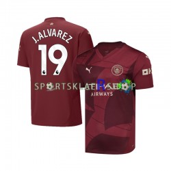 Manchester City drakt Julian Alvarez 19 Tredjetrøye Kort erm 2024-2025 , Herre