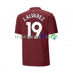 Manchester City drakt Julian Alvarez 19 Tredjetrøye Kort erm 2024-2025 , Herre