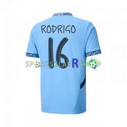 Manchester City drakt UCL Font RODRIGO 16 Hjemmetrøye Kort erm 2024-2025 , Herre