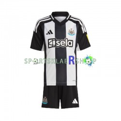 Newcastle United drakt Hjemmetrøye Kort erm 2024-2025 Svart , Barnesett