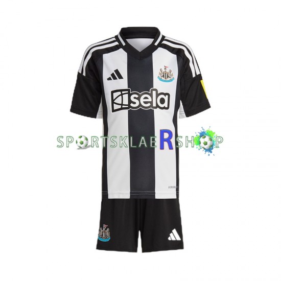 Newcastle United drakt Hjemmetrøye Kort erm 2024-2025 Svart , Barnesett