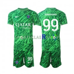 Paris Saint-Germain drakt Gianluigi Donnarumma 99 Keeper Bortetrøye Kort erm 2024-2025 , Barnesett