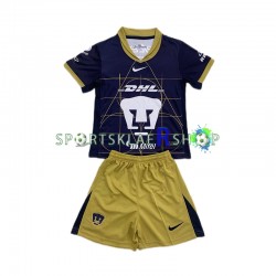 Pumas UNAM drakt Bortetrøye Kort erm 2024-2025 , Barnesett