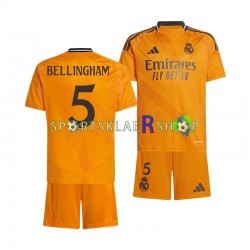 Real Madrid drakt BELLINGHAM 5 Bortetrøye Kort erm 2024-2025 , Barnesett