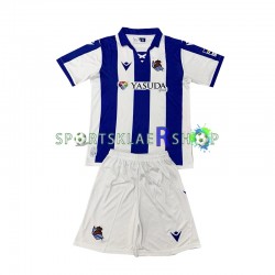 Real Sociedad drakt Hjemmetrøye Kort erm 2024-2025 , Barnesett