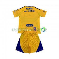 Tigres UANL drakt Hjemmetrøye Kort erm 2024-2025 , Barnesett
