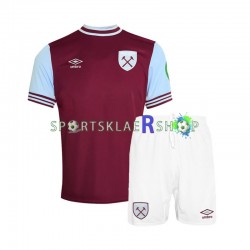 West Ham United drakt Hjemmetrøye Kort erm 2024-2025 , Barnesett