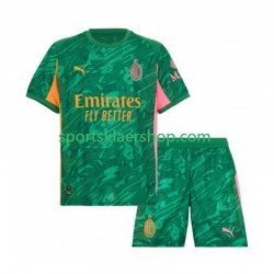 AC Milan drakt Keeper Bortetrøye Kort erm 2025-2026 , Barnesett AC Milan drakt Keeper Bortetrøye Kort erm 2025-2026 , Barnesett