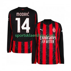 AC Milan drakt Modrić Luca 14 Hjemmetrøye Lang erm 2025-2026 , Herre
