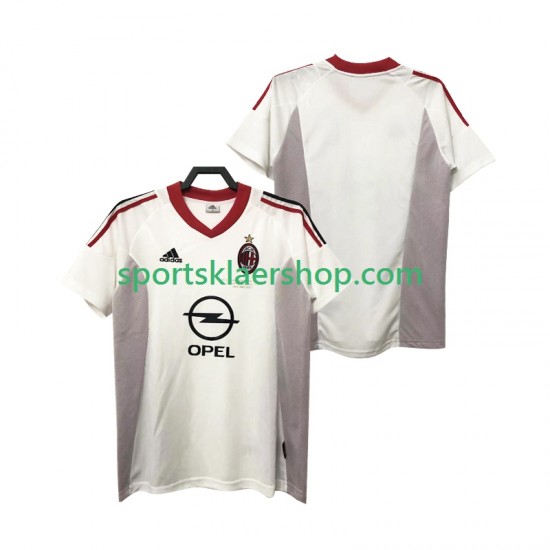 AC Milan drakt 2005 Retro Bortetrøye Kort erm 2004 , Herre