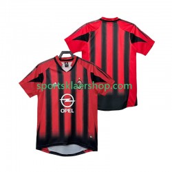 AC Milan drakt 2005 Retro Hjemmetrøye Kort erm 2004 , Herre