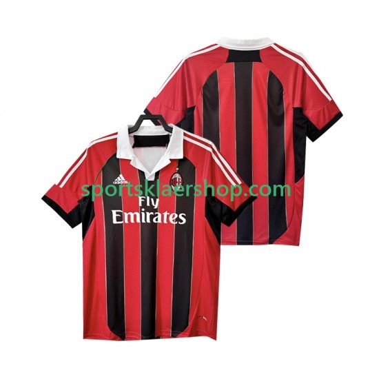 AC Milan drakt 2012 2013 Retro Hjemmetrøye Kort erm , Herre
