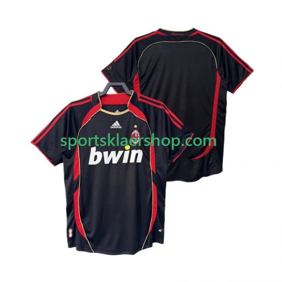 AC Milan drakt 2007 Retro Tredjetrøye Kort erm 2006 , Herre