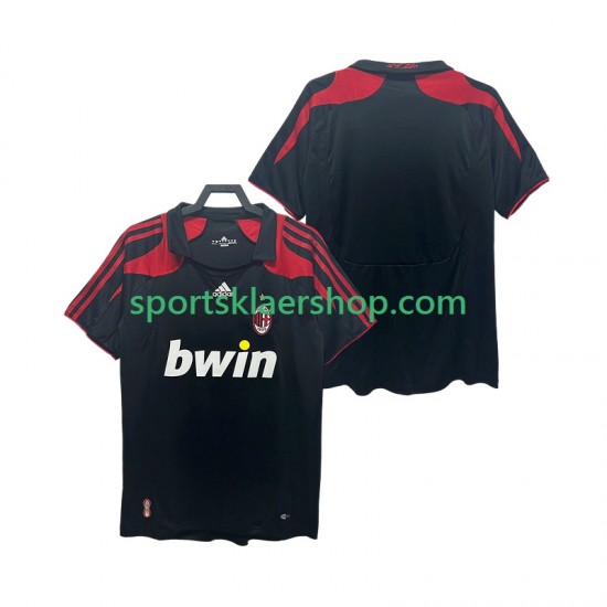 AC Milan drakt 2007 Retro Tredjetrøye Kort erm 2008 , Herre