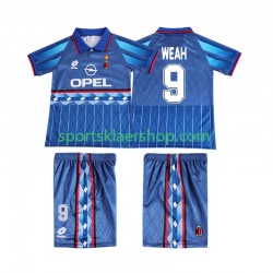 AC Milan drakt WEAH 9 1995 1996 Retro Bortetrøye Kort erm , Barnesett