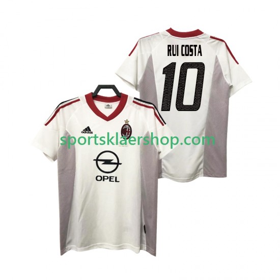 AC Milan drakt rui costa 10 2005 Retro Bortetrøye Kort erm 2004 , Herre