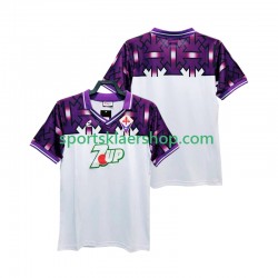 Fiorentina drakt 1992 1993 Retro Bortetrøye Kort erm , Herre