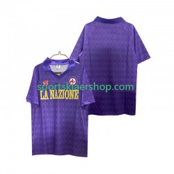 Fiorentina drakt 1989 Retro Hjemmetrøye Kort erm 1990 , Herre