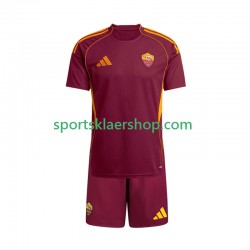 AS Roma drakt Hjemmetrøye Kort erm 2025-2026 , Barnesett AS Roma drakt Hjemmetrøye Kort erm 2025-2026 , Barnesett