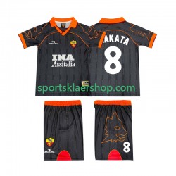 AS Roma drakt NAKATA 8 2000 Retro Bortetrøye Kort erm 1999 , Barnesett AS Roma drakt NAKATA 8 2000 Retro Bortetrøye Kort erm 1999 , Barnesett