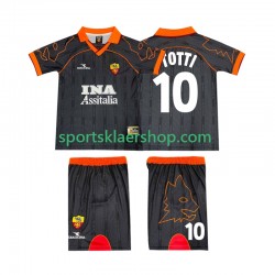 AS Roma drakt TOTTI 10 2000 Retro Bortetrøye Kort erm 1999 , Barnesett AS Roma drakt TOTTI 10 2000 Retro Bortetrøye Kort erm 1999 , Barnesett
