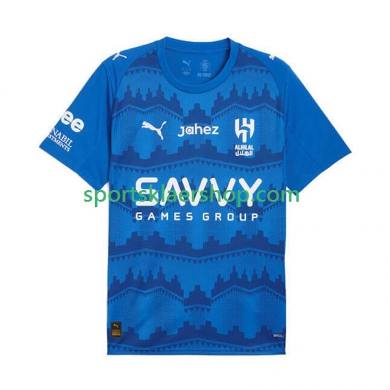 Al Hilal drakt Hjemmetrøye Kort erm 2025-2026 , Herre